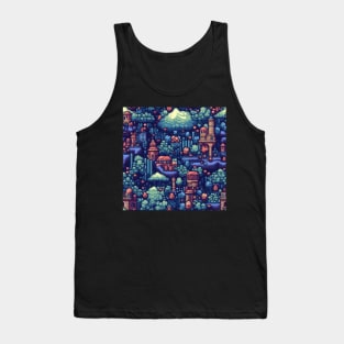 Pixel Art Repeating Pattern Tank Top